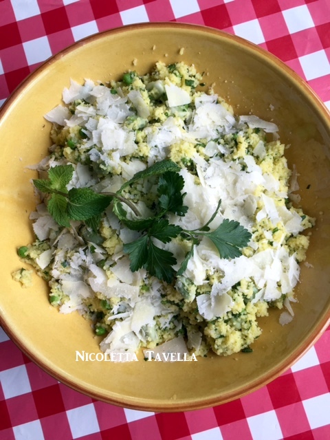 Snapchat vlog nr. 5 (recipe): Sicily inspired couscous salad with broad beans & peas