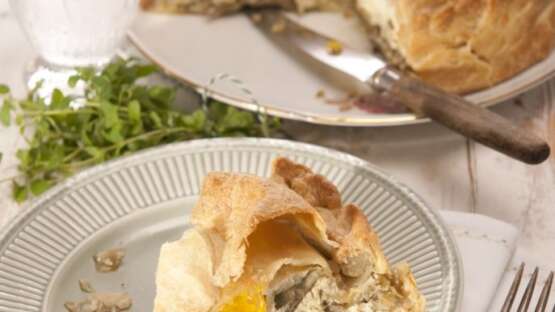 Torta pasqualina, Easter ricotta and artichokes pie from Genoa