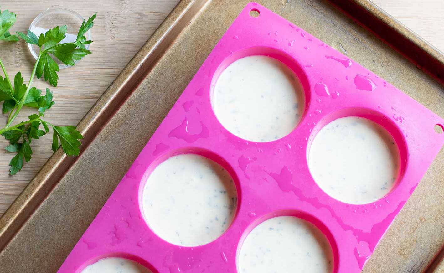 Baked ricotta with herbs