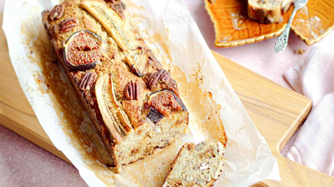 Banana bread (gluten-free and sugar free)