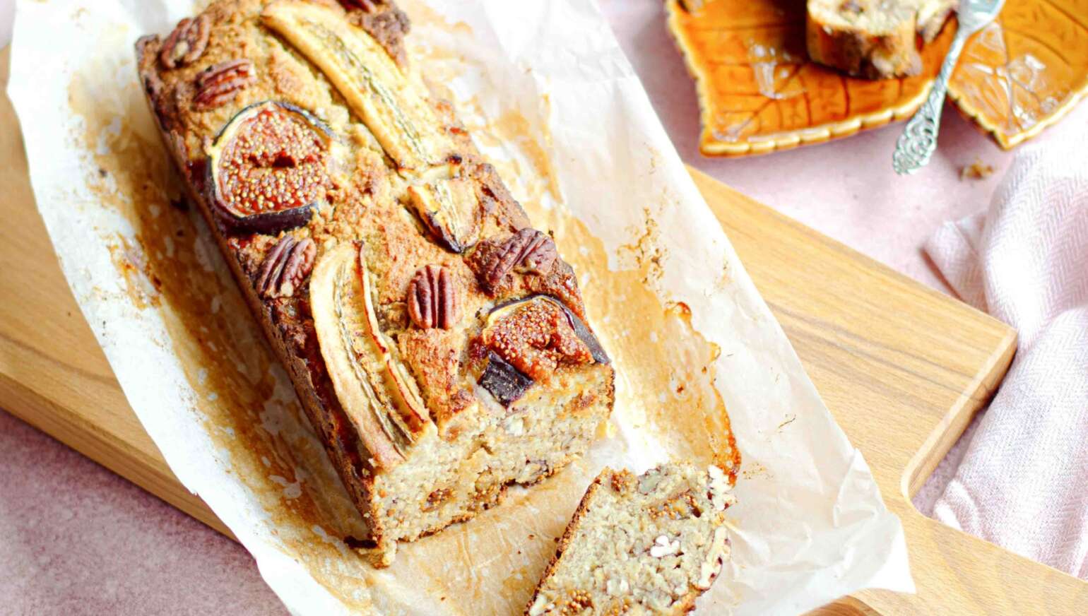 Banana bread (gluten-free and sugar free)