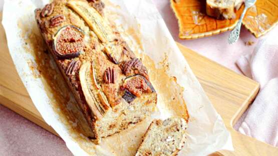 Banana bread (gluten-free and sugar free)