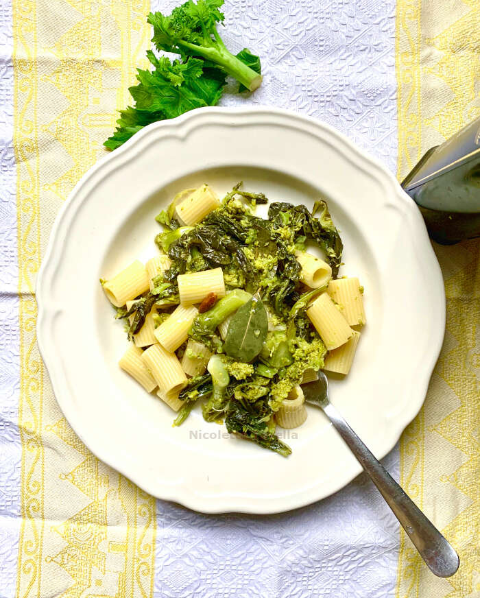 Pasta with cime di rapa Apulian style