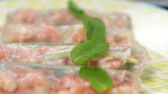 Mediterranean spring rolls